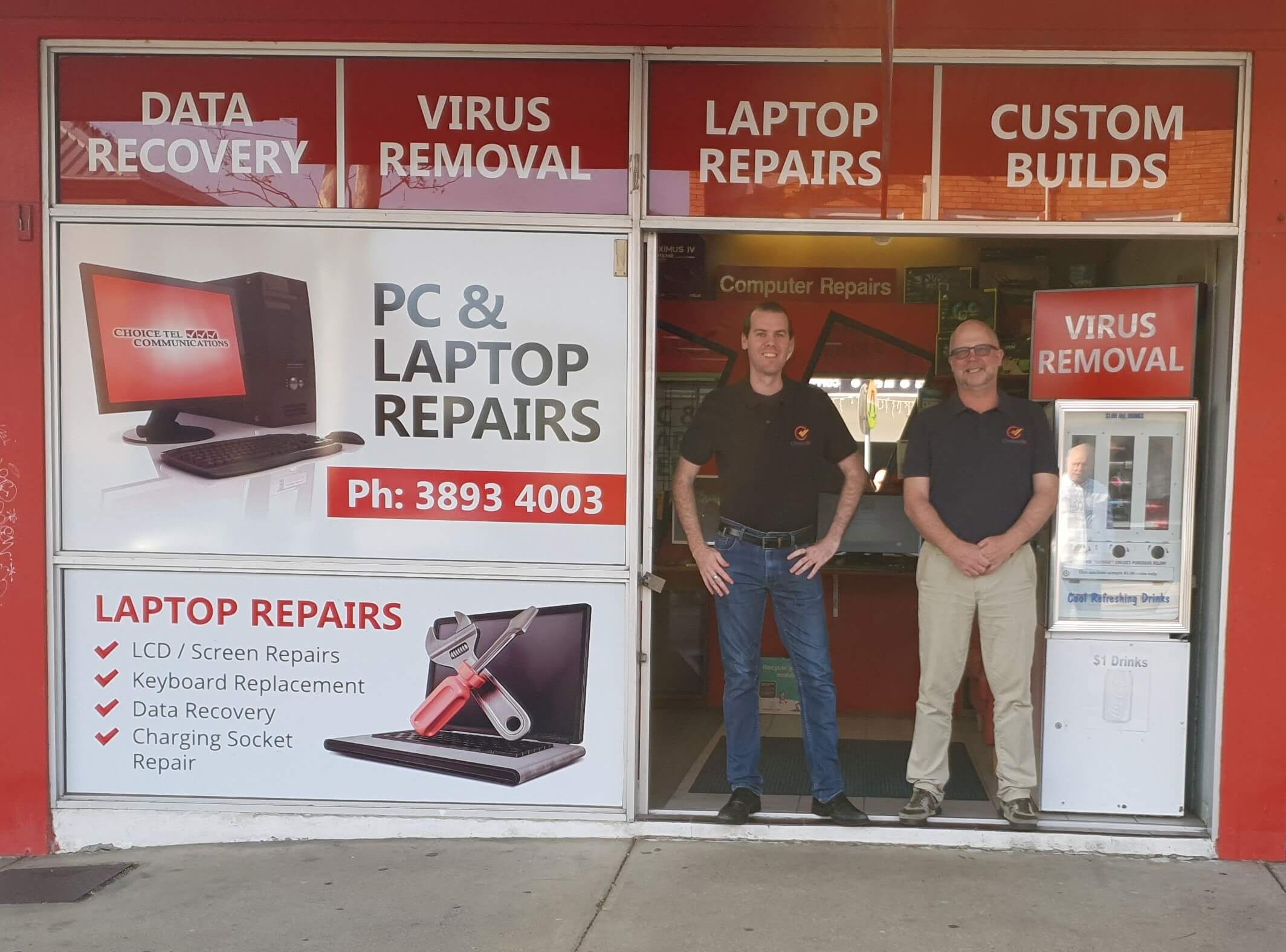 computer repairs Redland Bay team